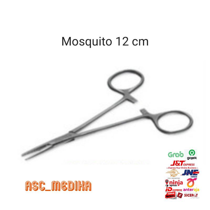 Klem Lurus Mosquito 12,5cm / Klem Arteri Lurus Moskuito