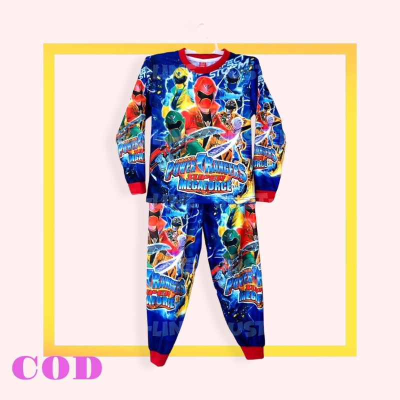 SETELAN BAJU ANAK POWER RANGERS