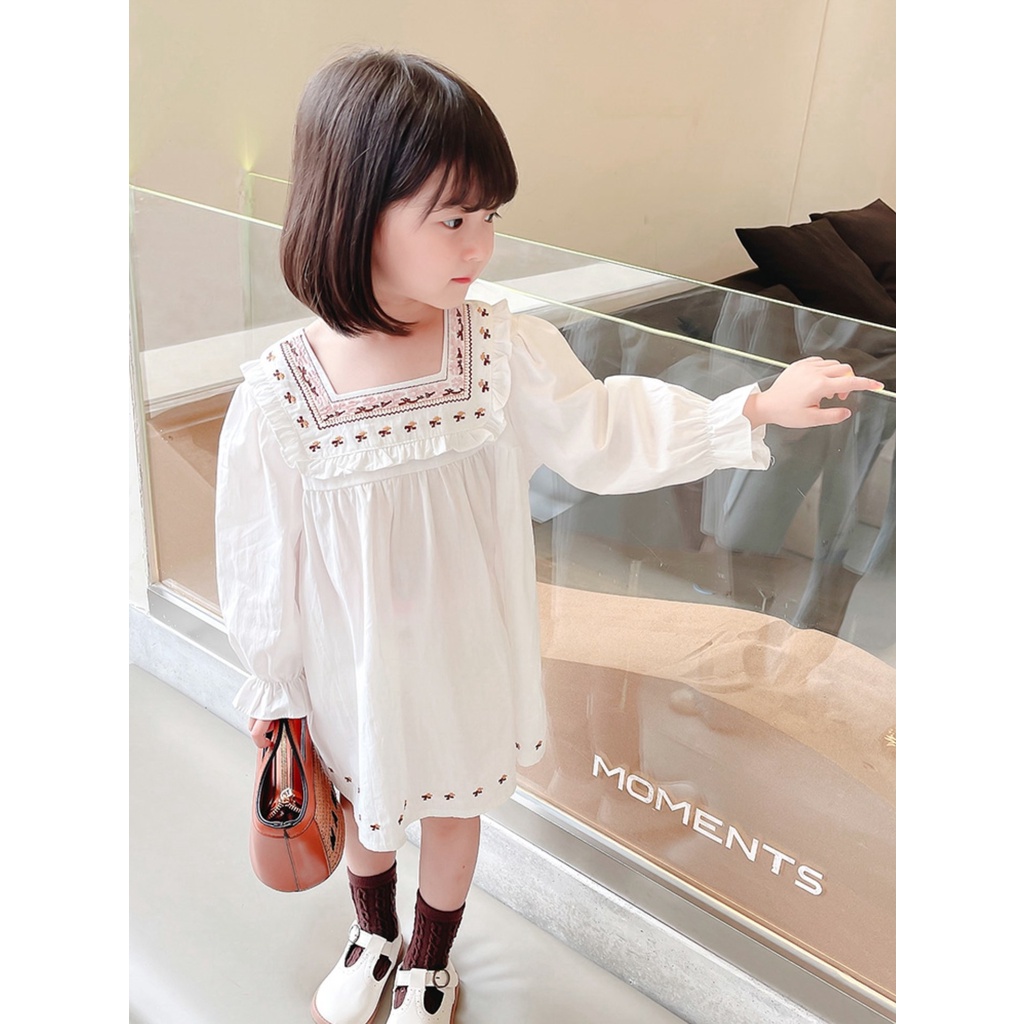 Baju MUslim anak  Baju babtis . dress anak bayi putih . baju aqiqah   CECIL dress DRESS ANAK PUTIH-6