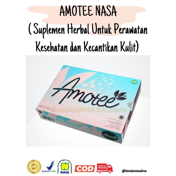 AMOTEE Glutation Dan Collagen Ikan NASA || amoote amote nasa asli original || amotte amoote nasa