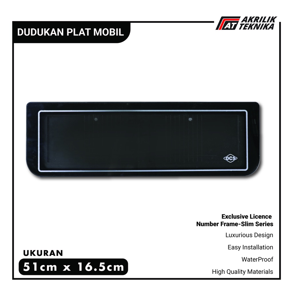 New DUDUKAN PLAT MOBIL / TEMPAT / TATAKAN PLAT AKRILIK / AKRILIK DCS