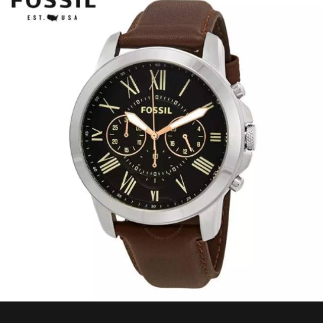 jam tangan fossil chronograph