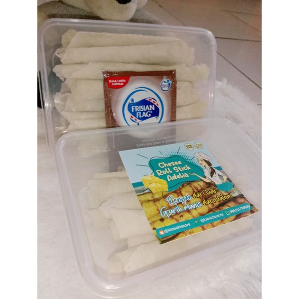 

Chesee Roll Stick isi 12pcs free toping sesuai selera min order 2 bok homemade enak murah kualitas ok