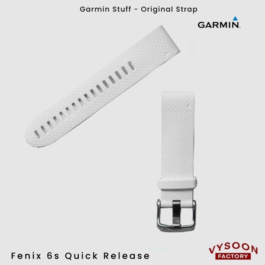 Strap Rubber Tali Jam Smartwatch Garmin Fenix 6s QR Original - White