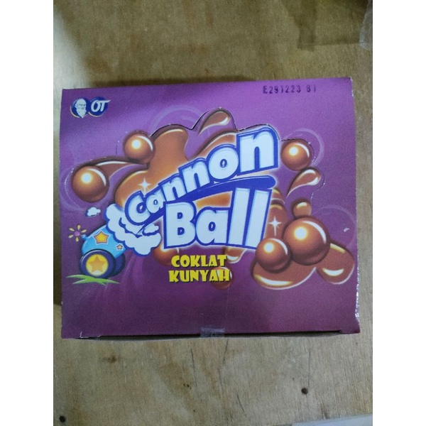 

coklat Cannon ball isi 24