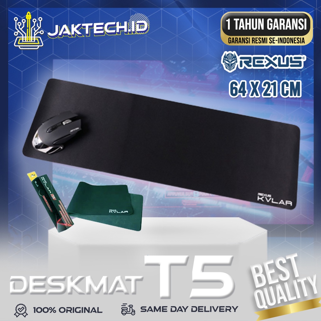 Rexus T5 Kvlar Mousepad Gaming BERGARANSI RESMI