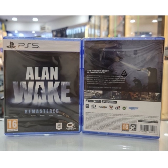 Kaset Alan Wake Remastered Ps5 Game Original Sony Playstation ps 5 Alanwake games ori seken bekas se