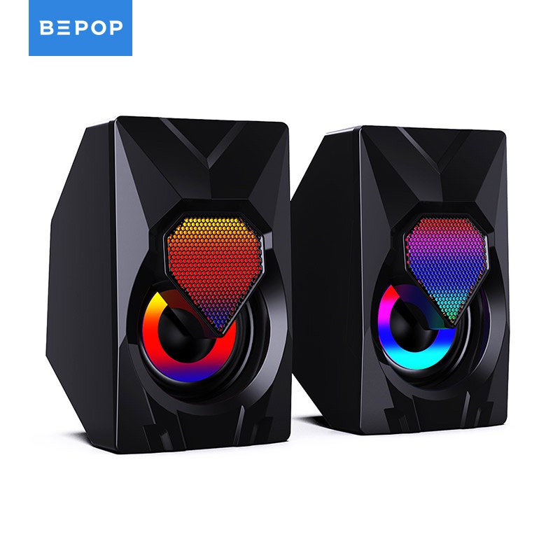 Bepop Speaker Gaming RGB Light Audio Komputer Untuk PC Laptop