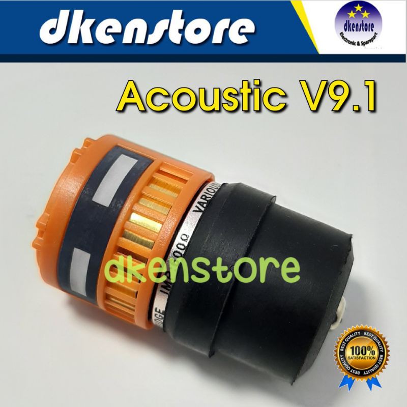 Spool Mic Acoustic V9.1 sensitif Microphone cartridge bagus vocal dan wireless Original