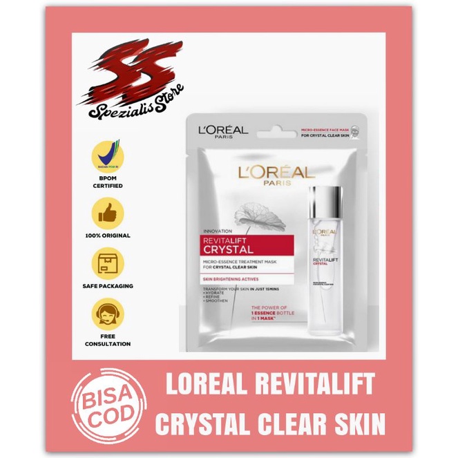 PROMO LOreal L'Oreal Paris Revitalift Crystal Micro Essence Serum Mask