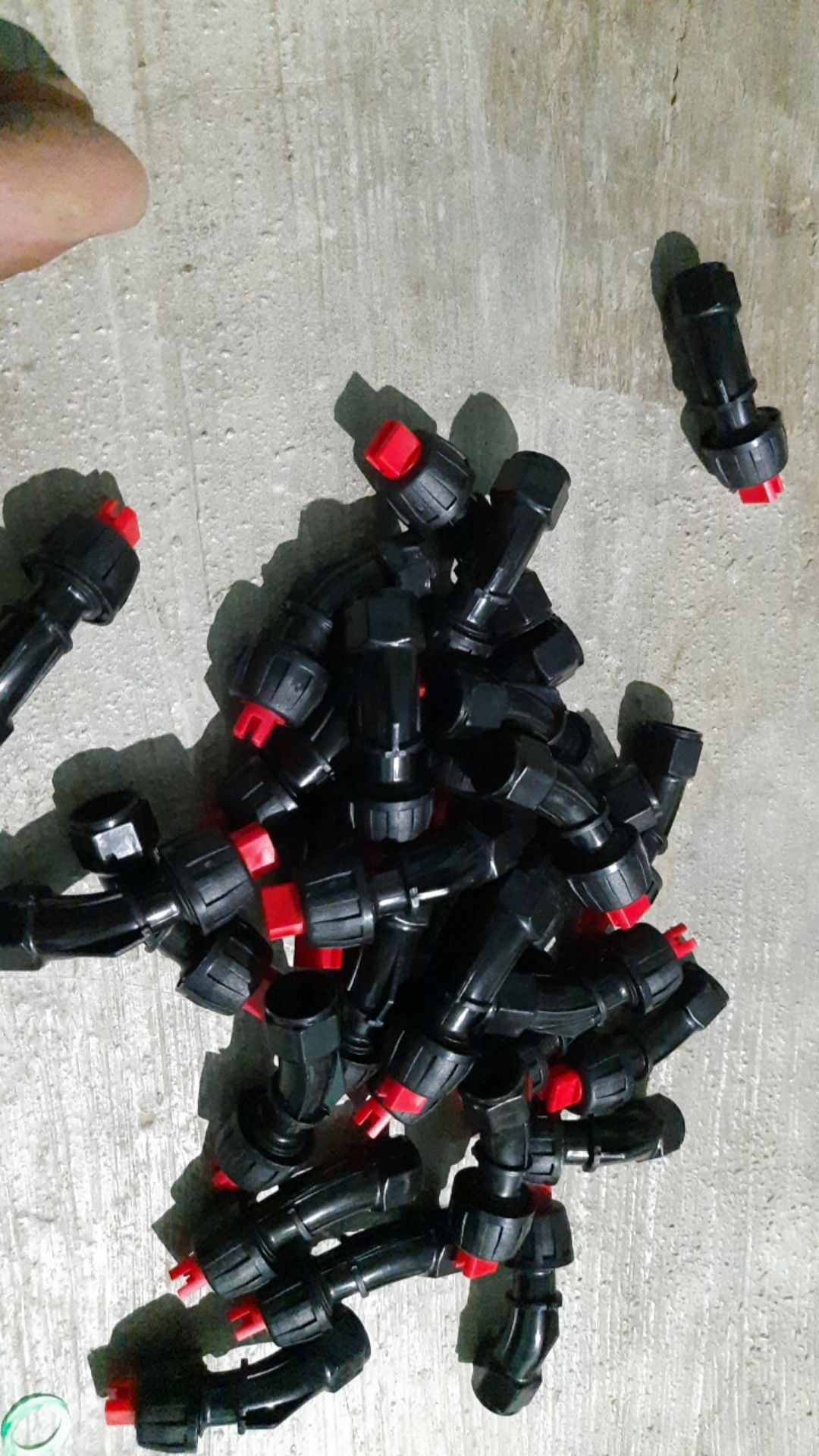 Kepala Nozzle Elektrik 1 Lubang Pipih