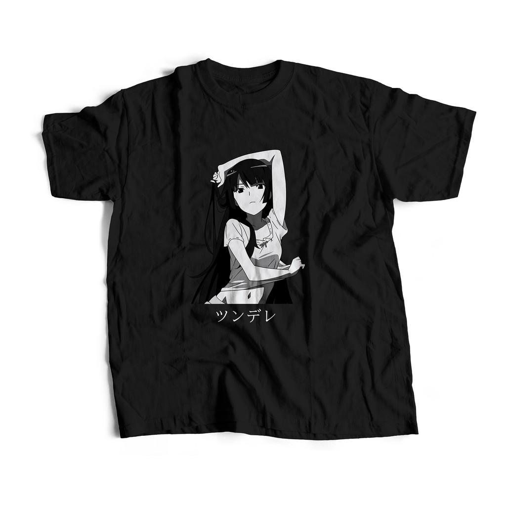 Kaos Anime Monogatari Series || Hitagi Senjougahara || Bakemonogatari