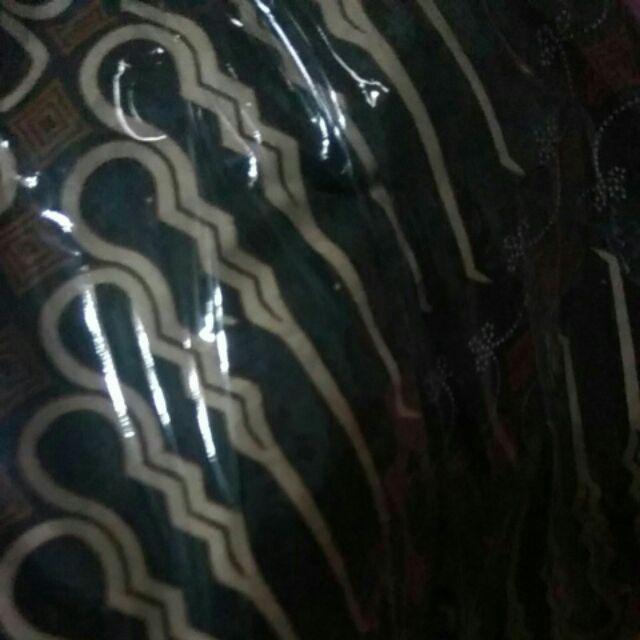 Baju Batik Lengan Pendek Motif Seno Rumput