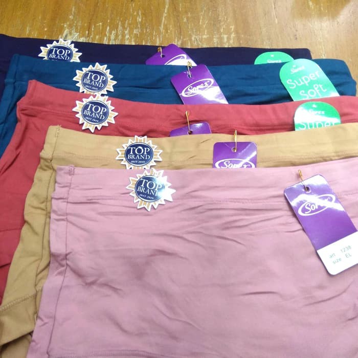 CD Wanita Sorex 1238 Ukuran Midi hingga perut dengan Bahan Katun Super Soft Termurah