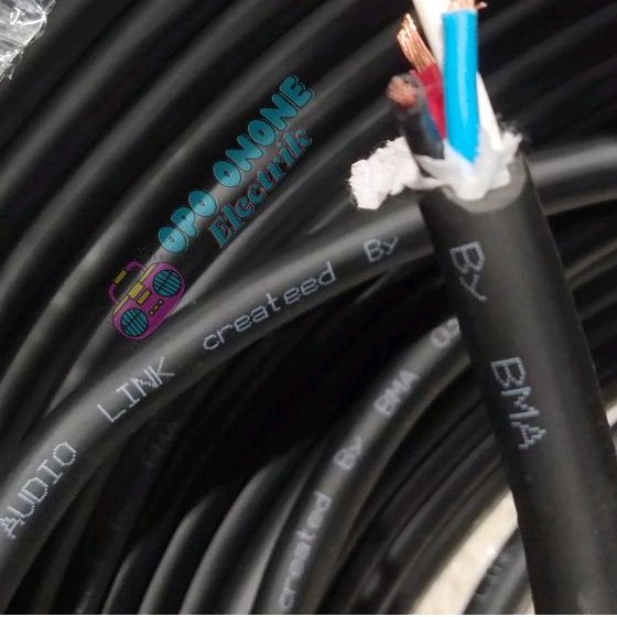 kabel size 4x2,5mm BMA kabel audio speaker PER METER