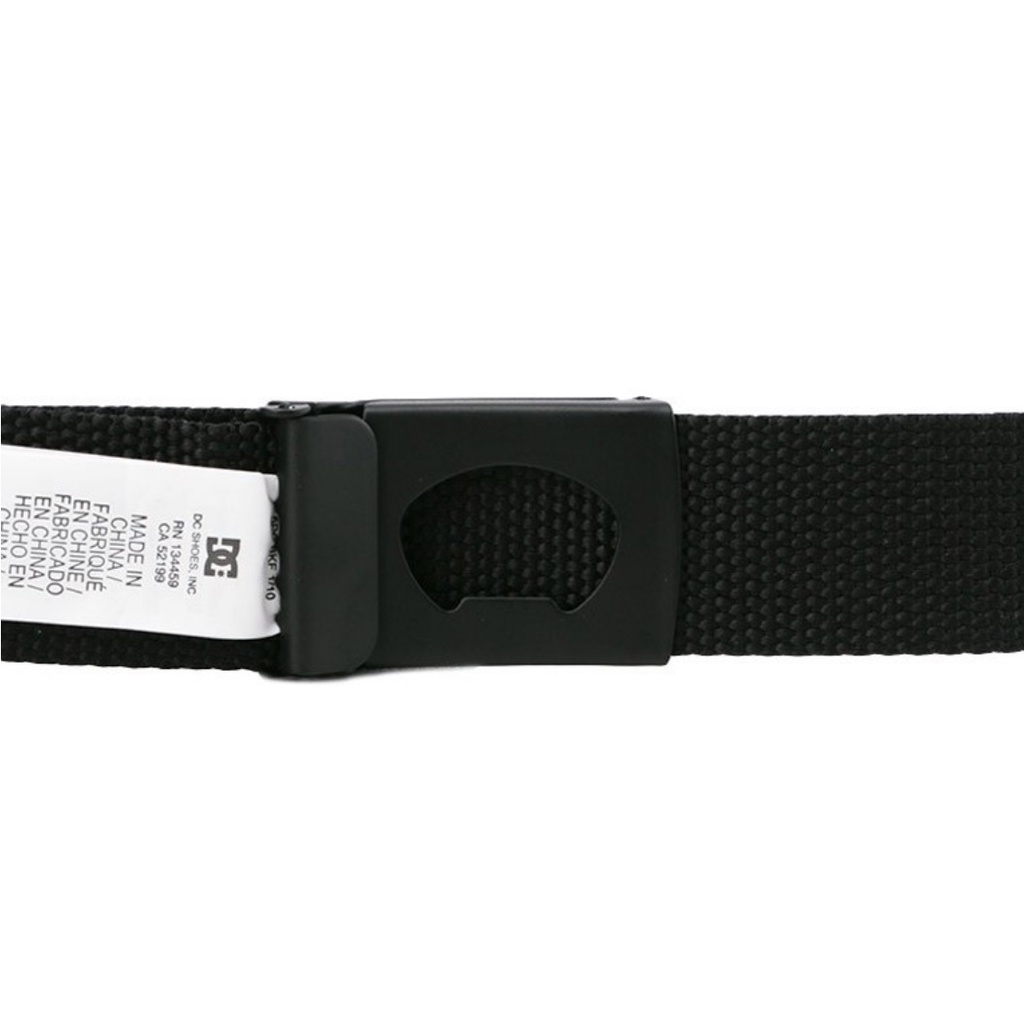 DC Shoes Web Belt 2 Black Gesper Sabuk Ikat Pinggang ORIGINAL 100%