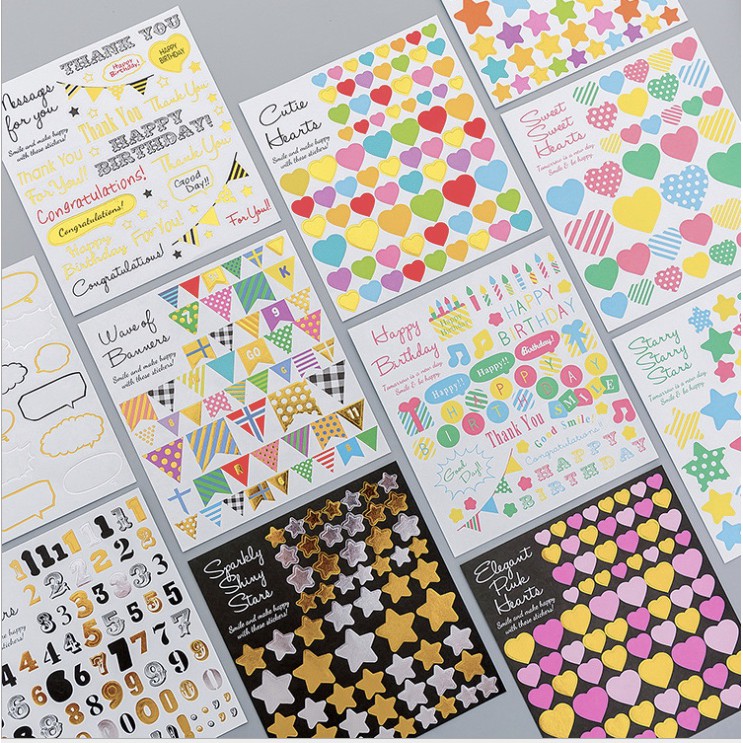 STIKER DIARY BOOK SCRAPBOOK STICKER