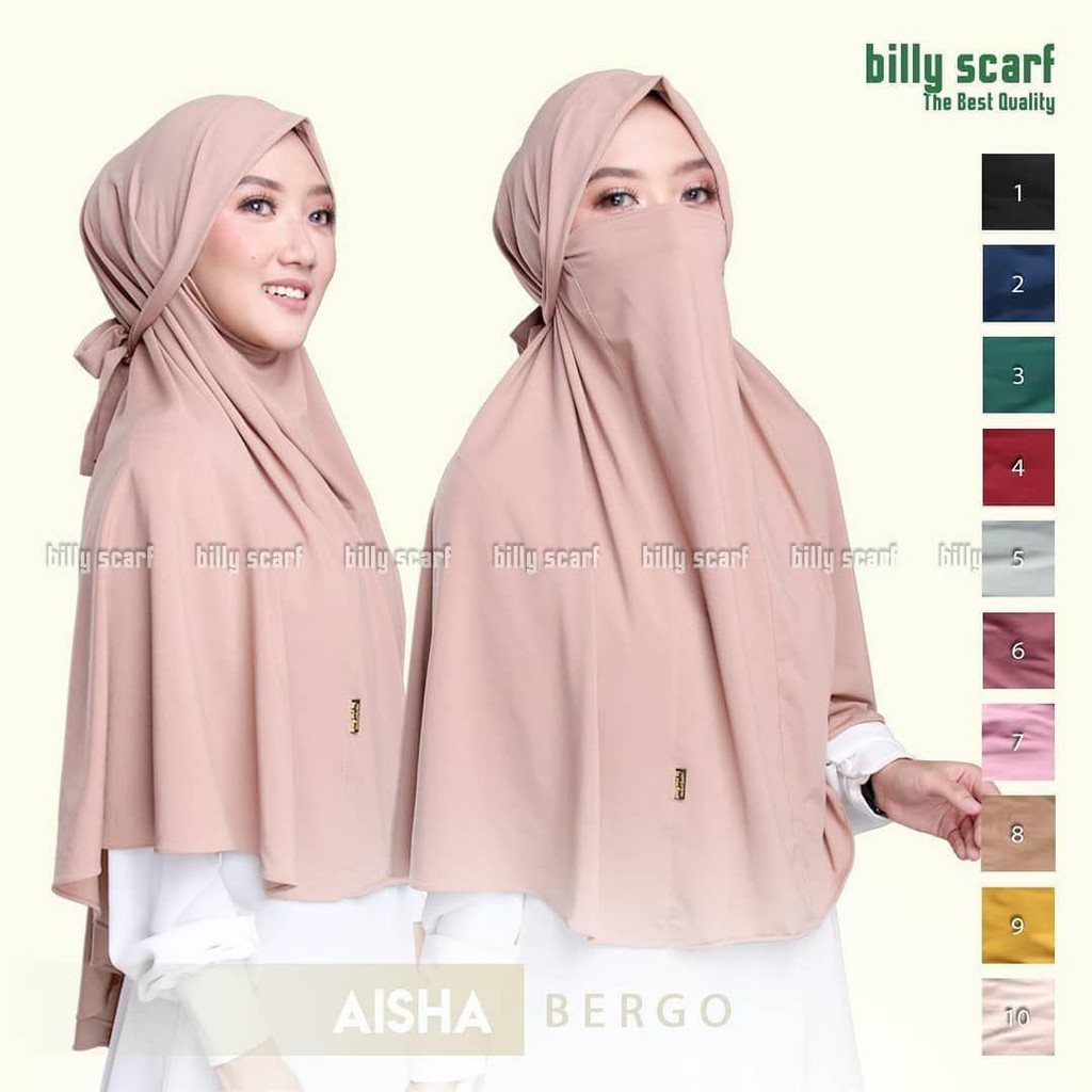 HIJAB MASKER BERGO INSTAN SYAR'I // HIJAB MARYAM MASKER