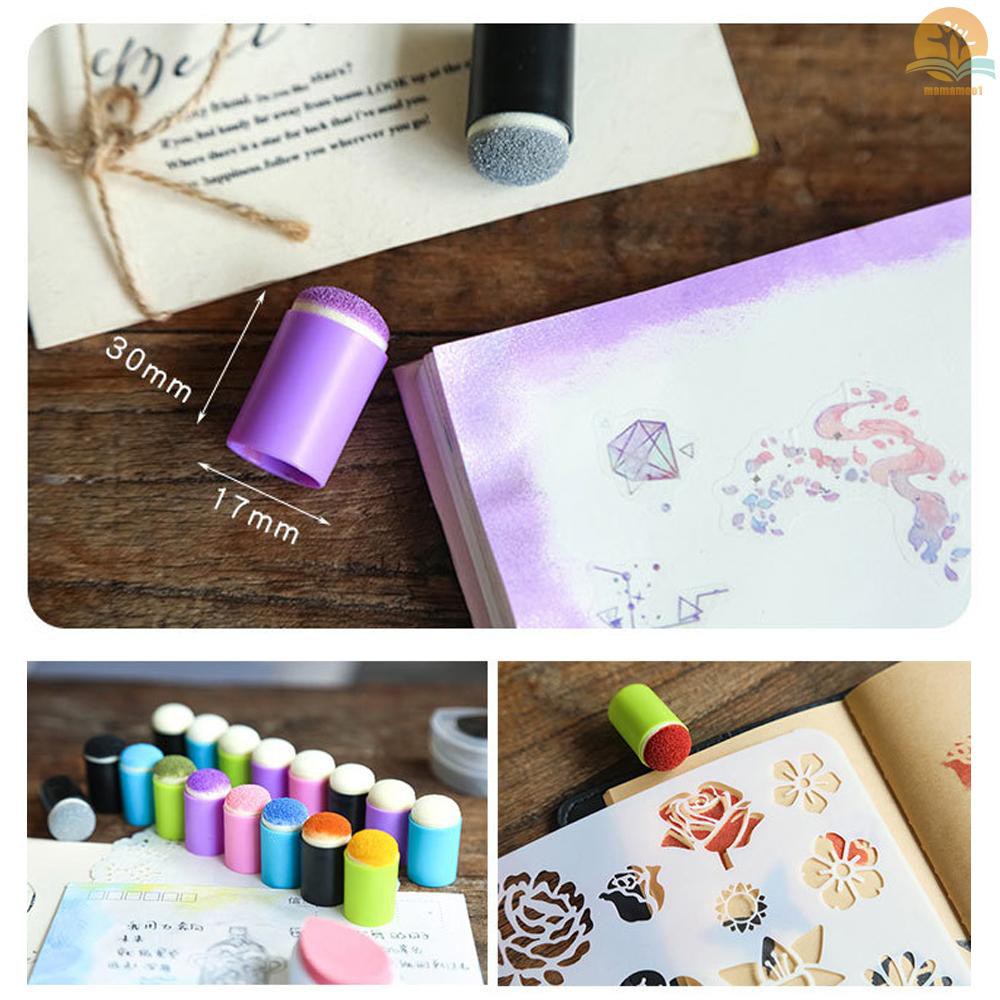Spons Jari Warna-Warni Untuk Membuat Lukisan/Scrapbook/Jurnal/Diary/Album Foto Diy