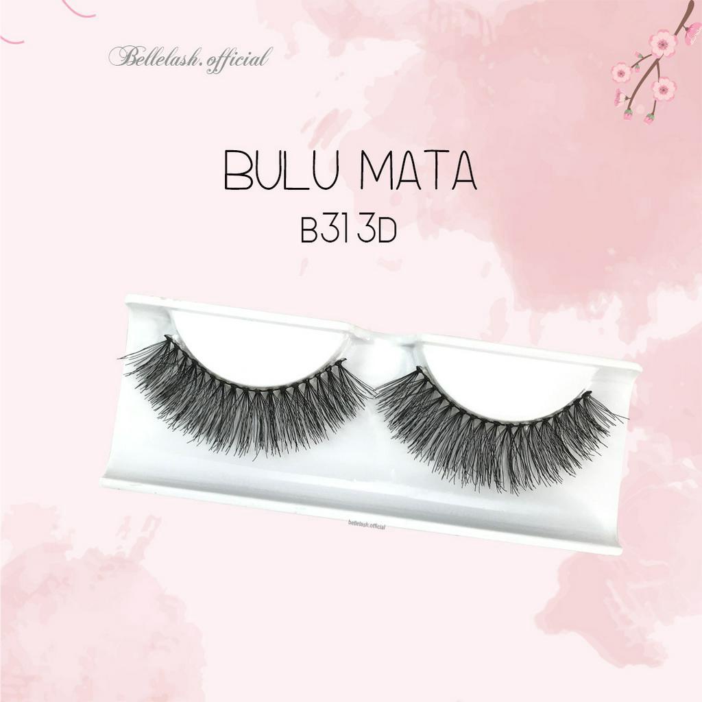 B31 3D Bulu Mata Palsu Handmade Natural False Eyelash Eye Lashes