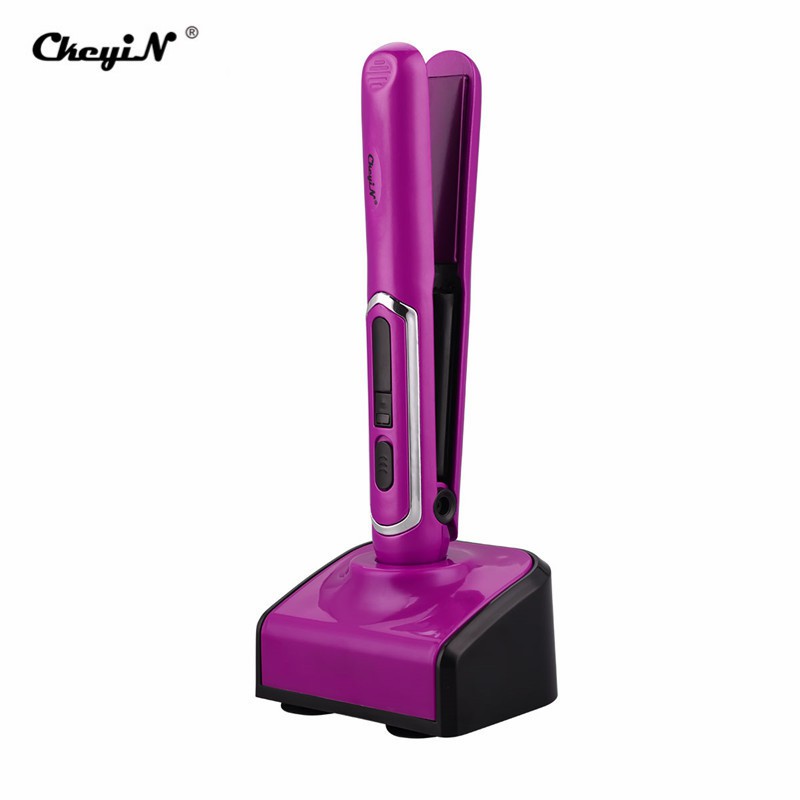 

CkeyiN 2 In 1 Catokan Peluruspengeriting Rambut Wireless Portable Dengan Charger Usb Hs460