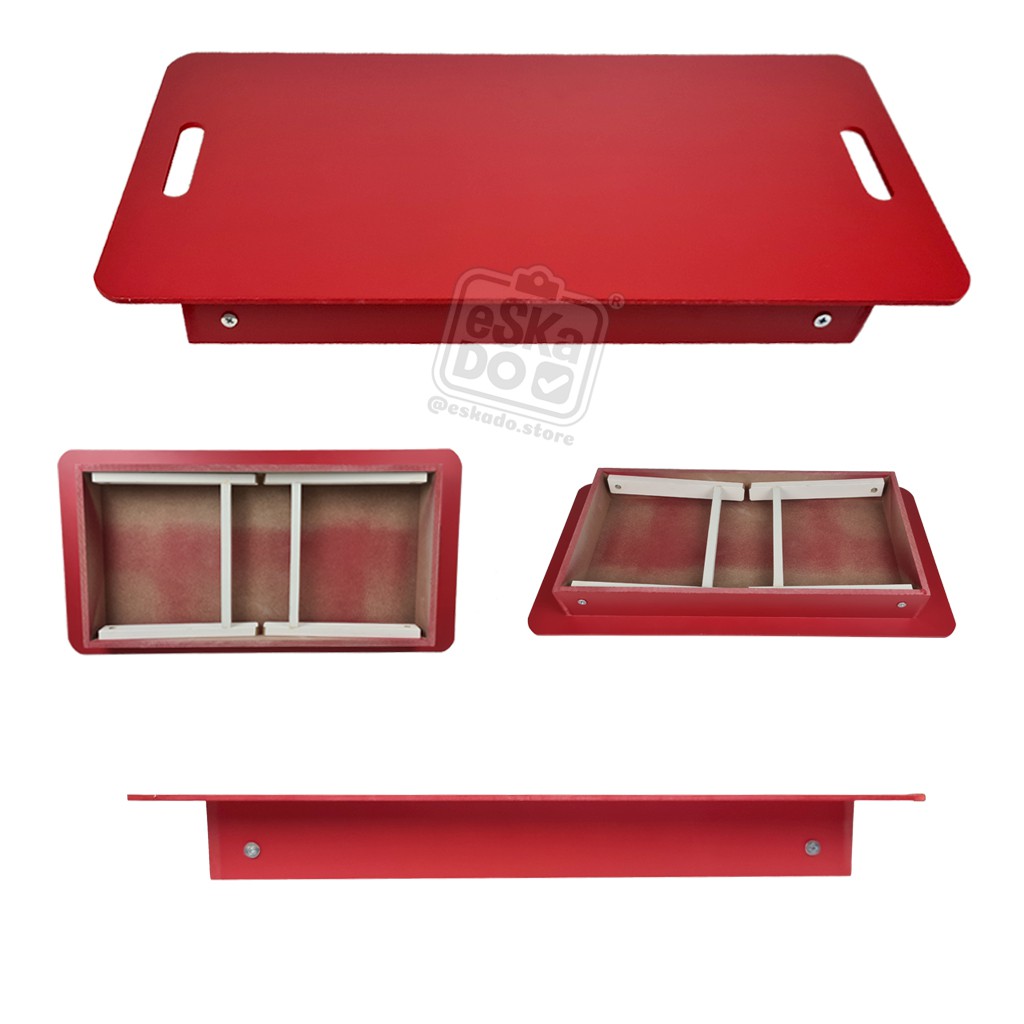 Meja Belajar Lipat Polos Berwarna Premium Multifungsi Meja Laptop