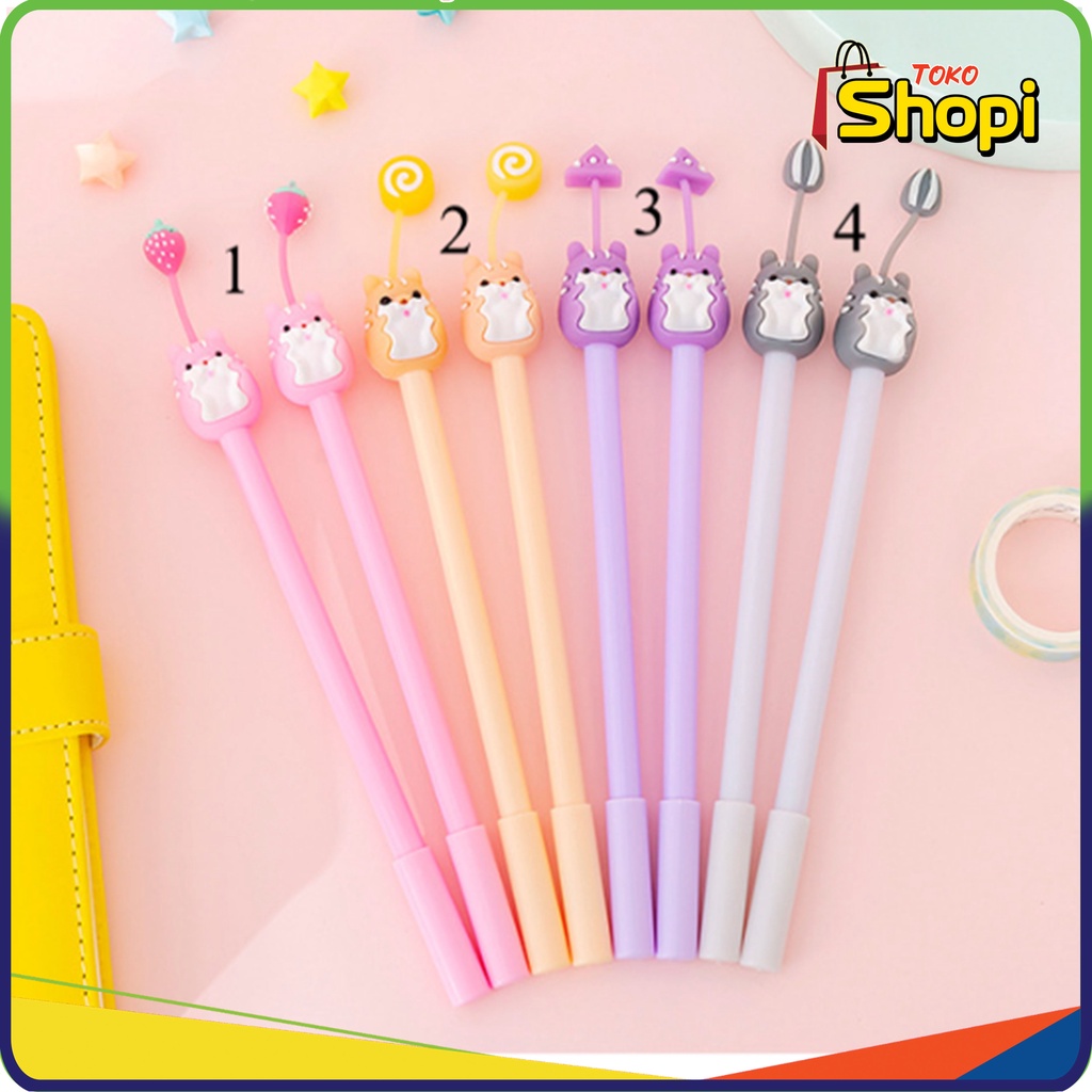

Pulpen Karakter Boneka Buah Pena Gel Motif Karakter Lucu Pen Cute Student Korean 018