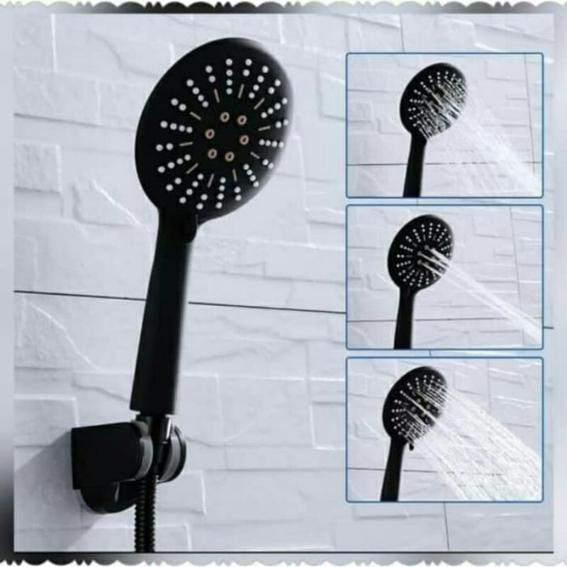 Hand shower hitam / shower set hitam