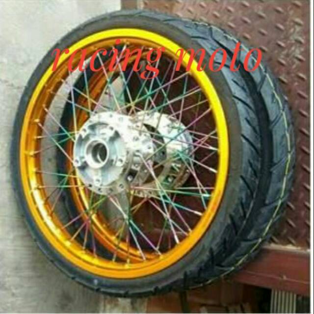VELG VIXION NEW VELG ROSSI RING 17X140 SEPAKET KOMPLIT PLUS BAN FDR