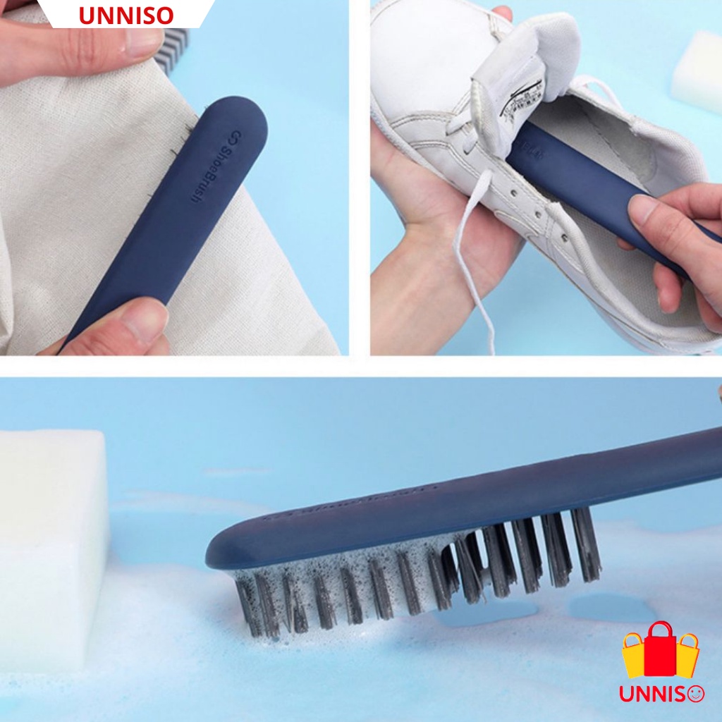 UNNISO - Sikat Sepatu Premium Cleaning Shoes Brush SSP8