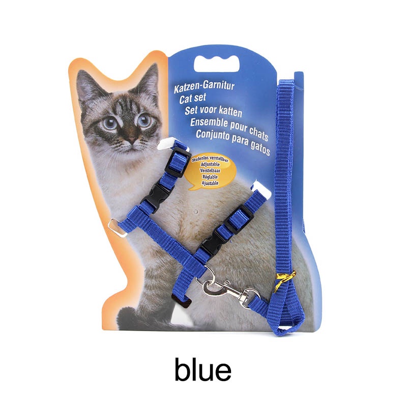 【Yayapet】Tali Tuntun Kucing/Anjing Kecil Cat Leash Kucing Harness Harness Dada Kucing Dan Anjing Bersikulasi Udara Tali Hewan Peliharaan Bereflektif Aksesoris Hewan Peliharaan