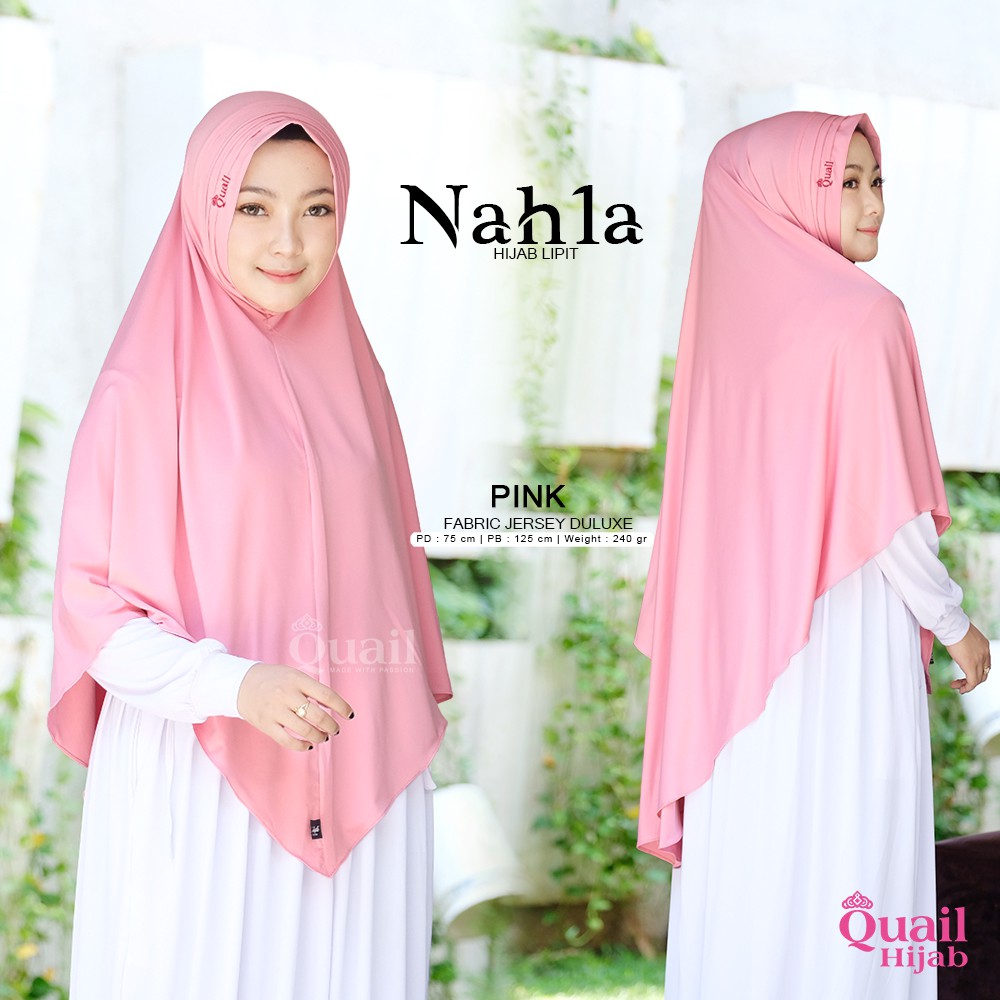 Quail Hijab - NAHLA JUMBO LIPIT