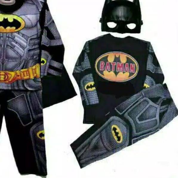 GRATIS TOPENG / BAJU ANAK BATMAN TOPENG SAYAP / KOSTUM ANAK BATMAN SAYAP