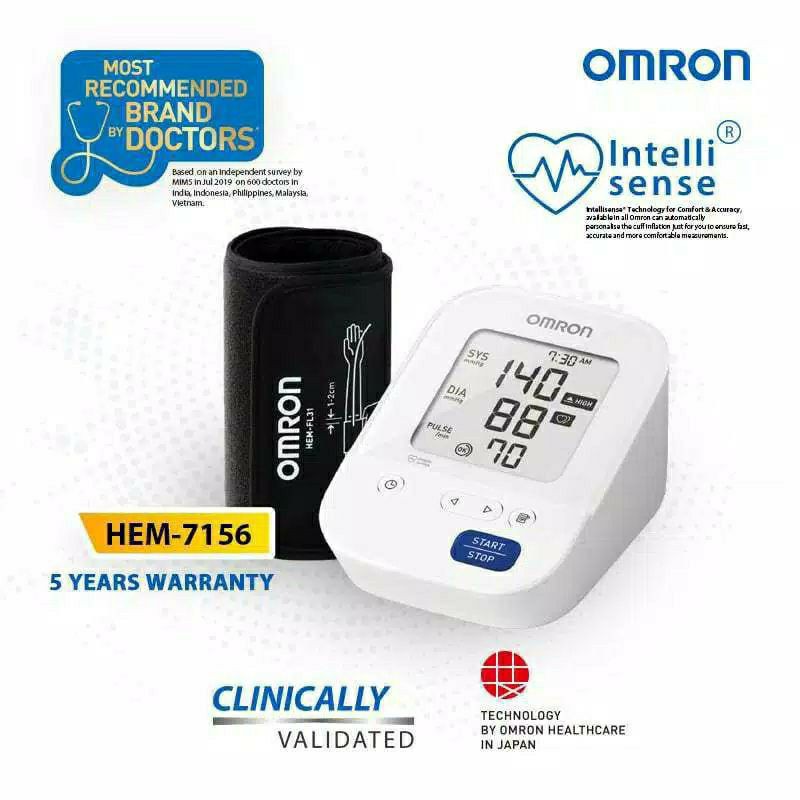Tensimeter Omron HEM-7156 / Tensimeter Digital / Alat Tensi Original Omron