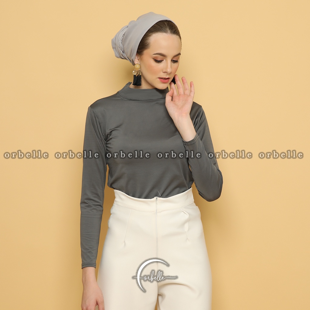 MANSET BAJU TURTLE NECK LENGAN PANJANG