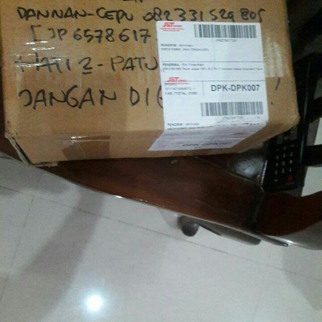 Tempat Sendok Garpu Kayu Jati Motif Cukit
