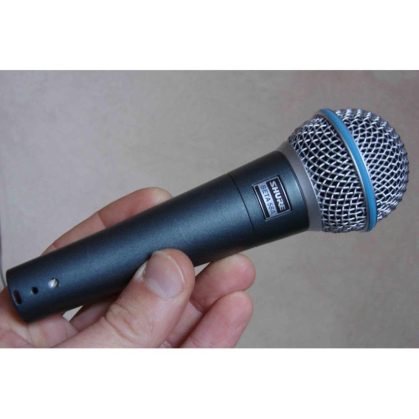 Shure BETA 58A LC (Tanpa Switch ON/OFF) Supercardioid Dynamic Vocal Microphone