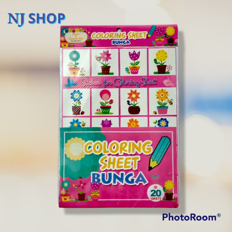 

[Coloring Sheet] - BUNGA (FLOWER)