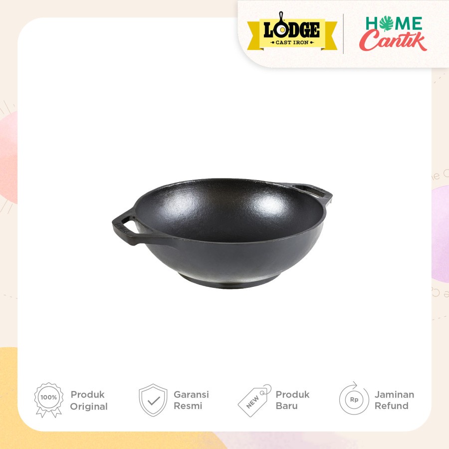 Lodge 9 Inch Cast Iron Mini Wok L9MW