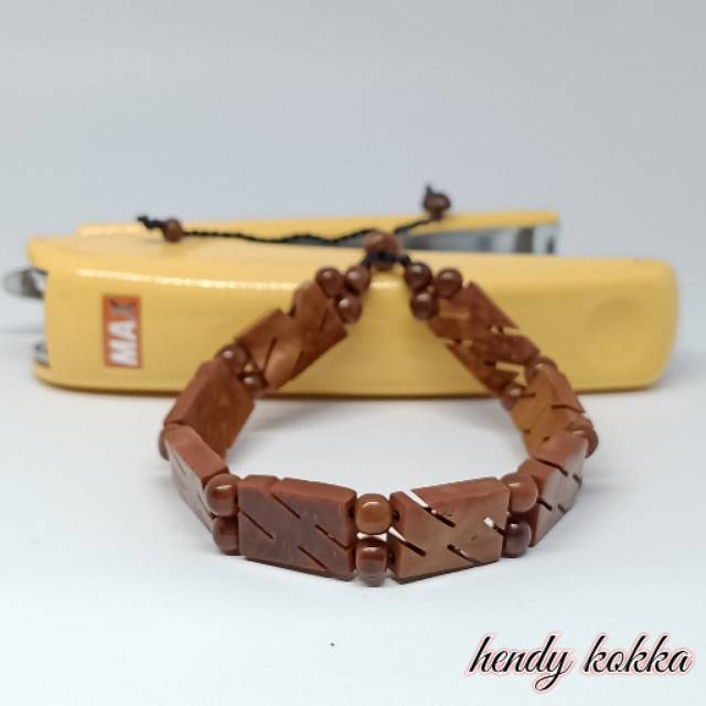 Gelang Kokka kaukkah naji coklat