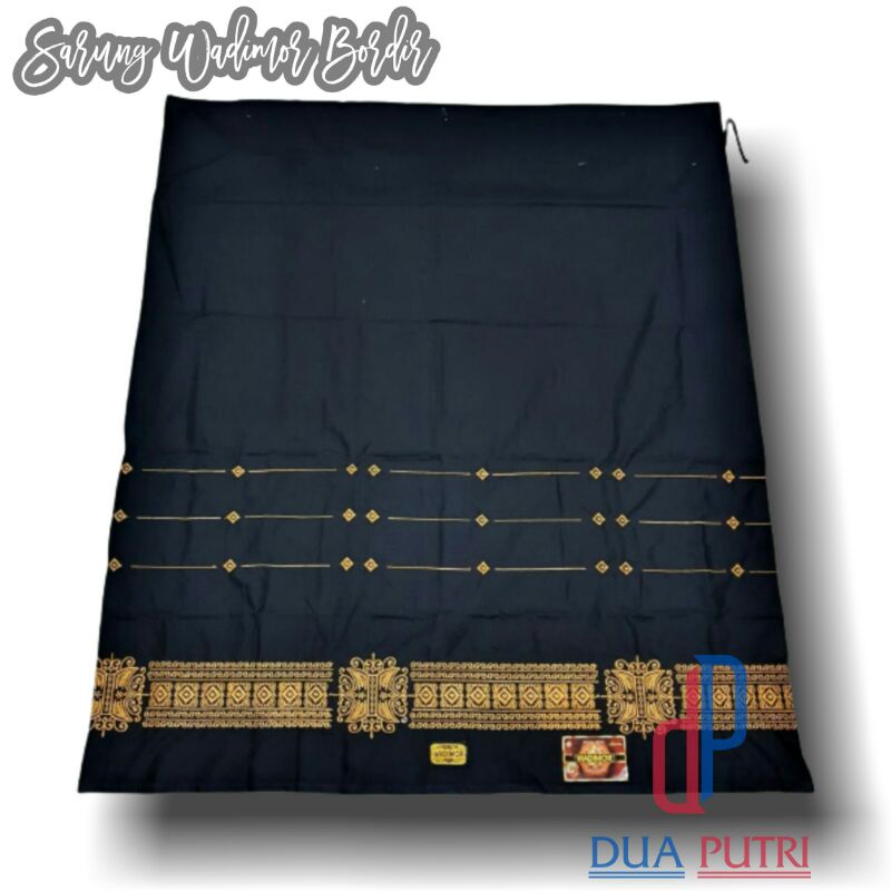 Sarung Wadimor Bordir motif Pintu Aceh Pria Dewasa