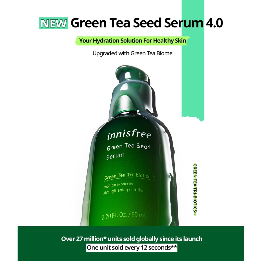 [BPOM] INNISFREE - The Green Tea Seed Serum 80ml | 15ml