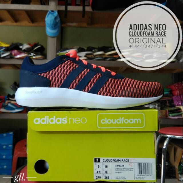 Sepatu Adidas Neo Cloudfoam Race Original