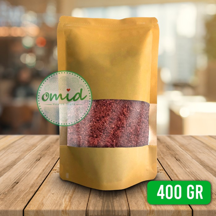 

Roxx.ea - .ea - .ea - Sumac Powder | Rempah Bubuk Sumac - 400Gr Paper Pouch Packaging