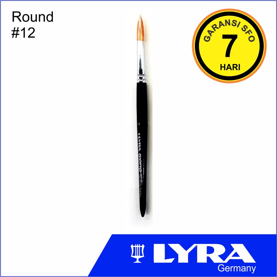 

Lyra Taklon Art Brush Round 12 - Kuas Lukis No. 12