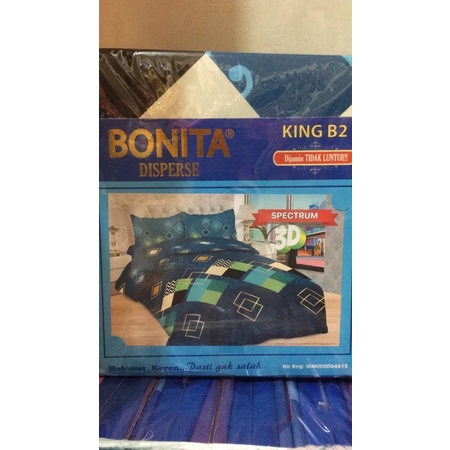 Sprei BONITA motif SPECTRUM (Bisa COD)