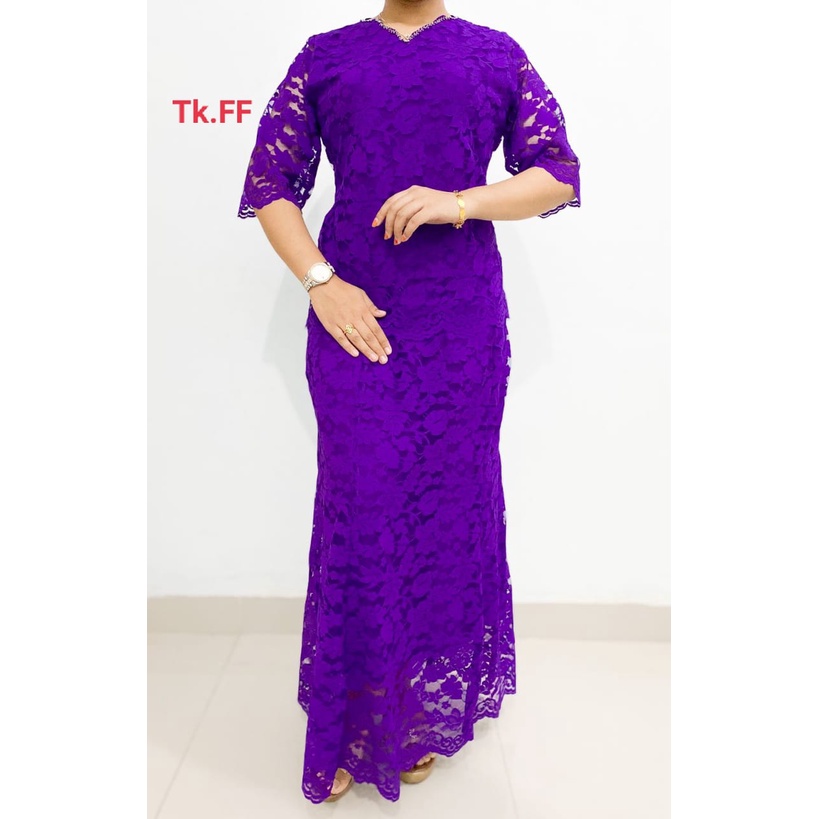 DRESS PANJANG BROKAT 2022