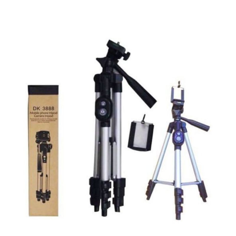 3888 TRIPOD BLUETOOTH DK3888 Kaki 1.5 METER+ REMOTE BLUETOOTH SUPER