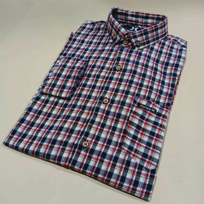 baju flanel kotak kotak pria dewasa