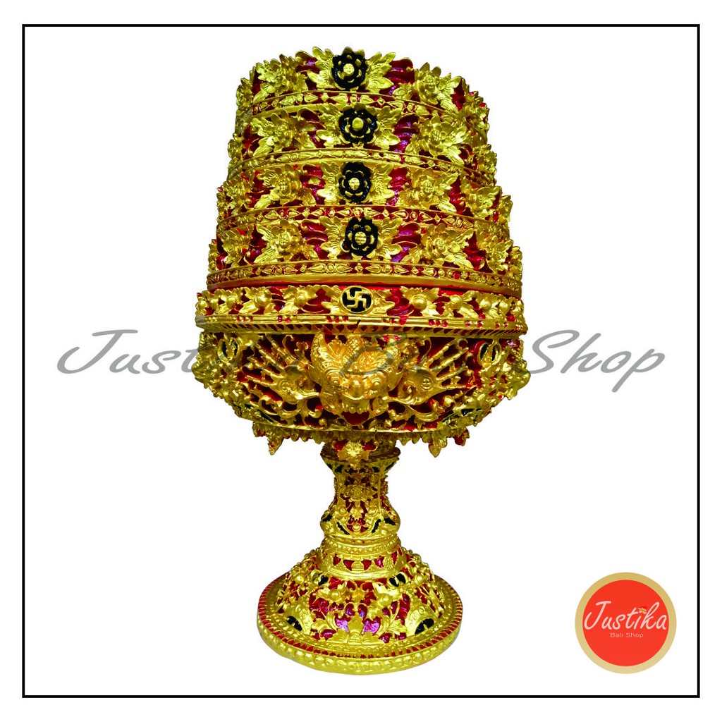 Dulang Tumpuk 4 Motif Boma/ Bahan Fibber